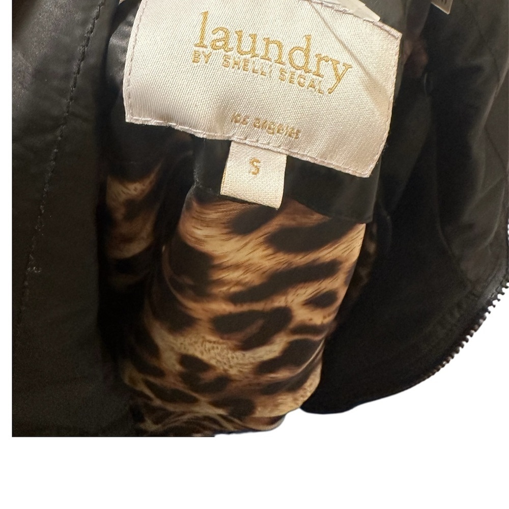 Laundry By Shelli Segal Black Quilted Puffer Jacket - Picture 4 of 5